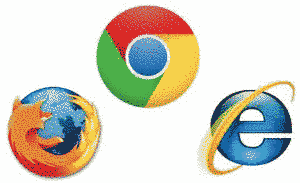 chrome, firefox and ie