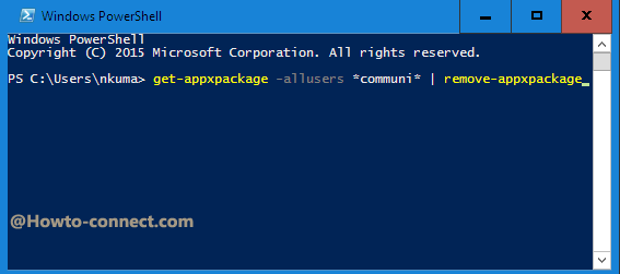 command to delete apps in powershell to Fix Mail App Errors on Windows 10