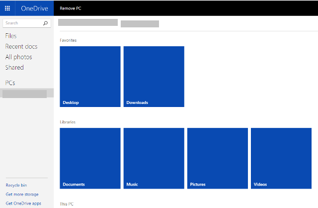 dark blue colored tiles in onedrive on windows 10