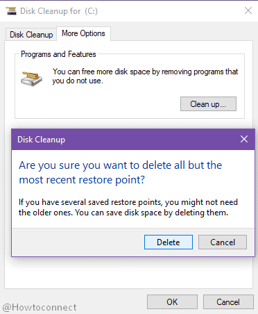 delete confirmation dialog box