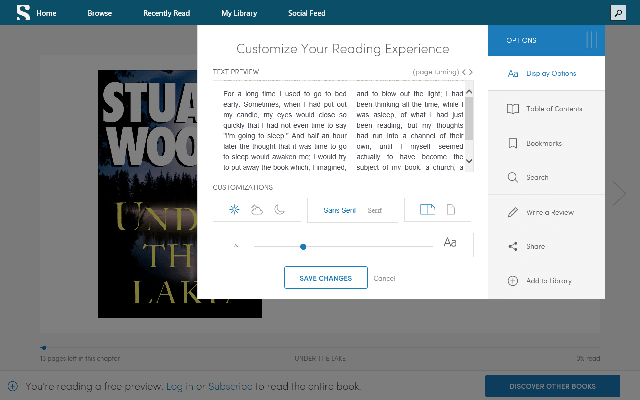 different options on scribd