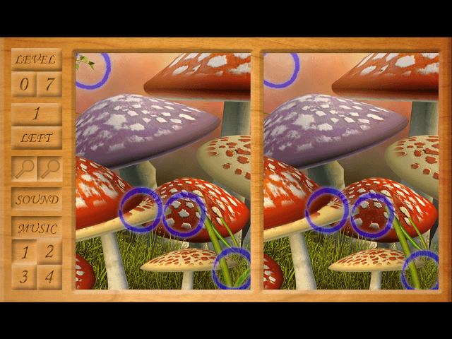 Difference Garden Midnight Windows 8 App - Enjoy Puzzle Improve visual Skill