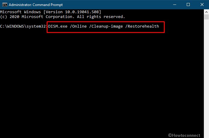 dism utility in command prompt