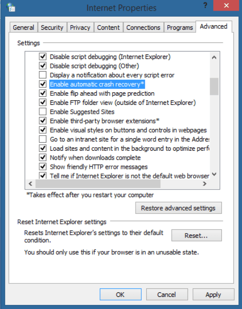 How to Restore the Last Session in Internet Explorer