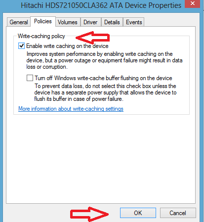 Enable or Disable Disk Write Caching in Windows 10, 8