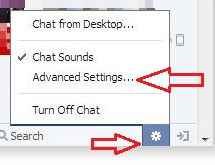 facebook chat settings