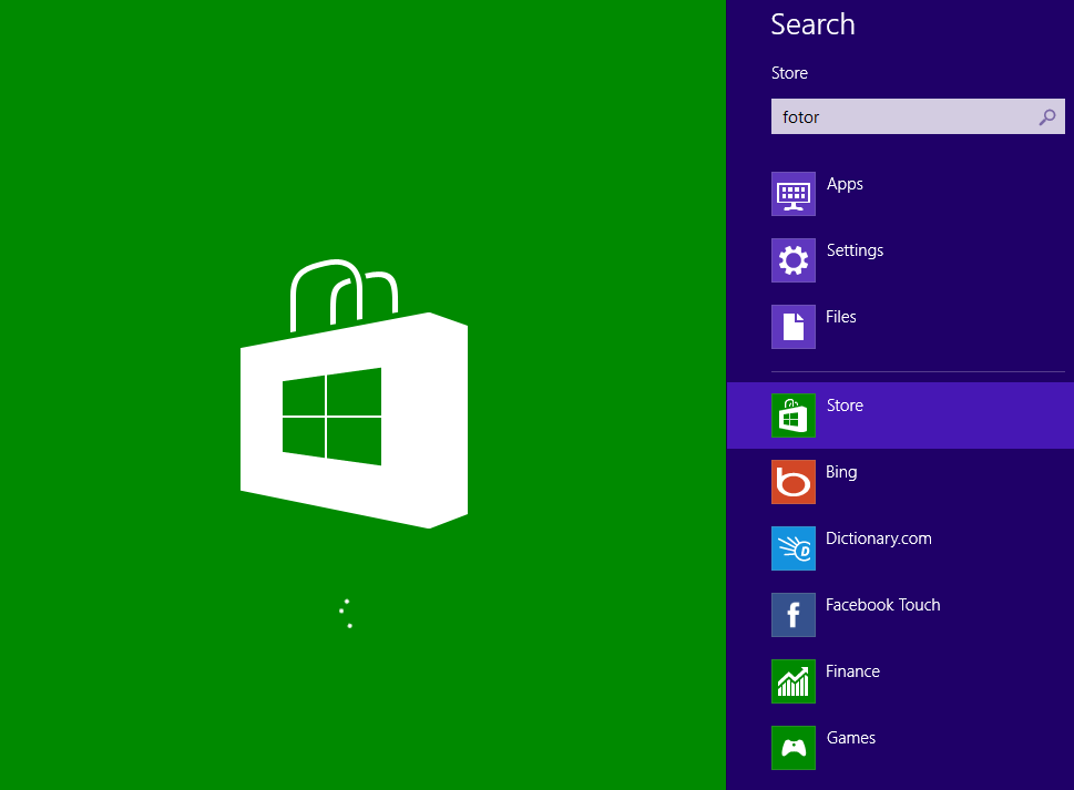 fotor app search on windows 8 store