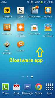 galaxy s4 disable bloatware apps