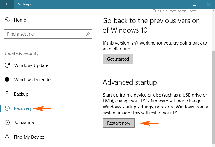 How to Go To Advanced Startup Options In Windows 10