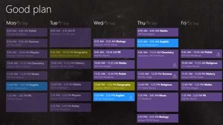 good plan Windows 8 app