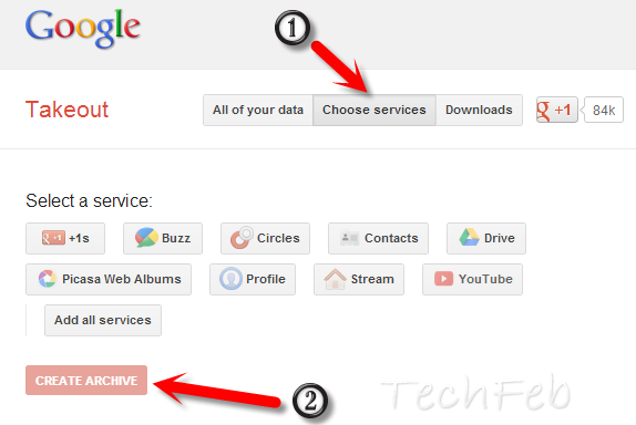 google takeout service youtube video download image