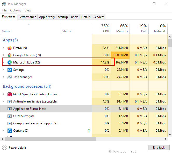 high cpu usage Windows 10 november 2019 update 1909