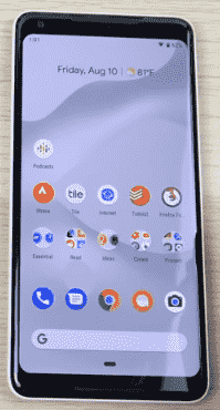 home button Android 9.0 Pie