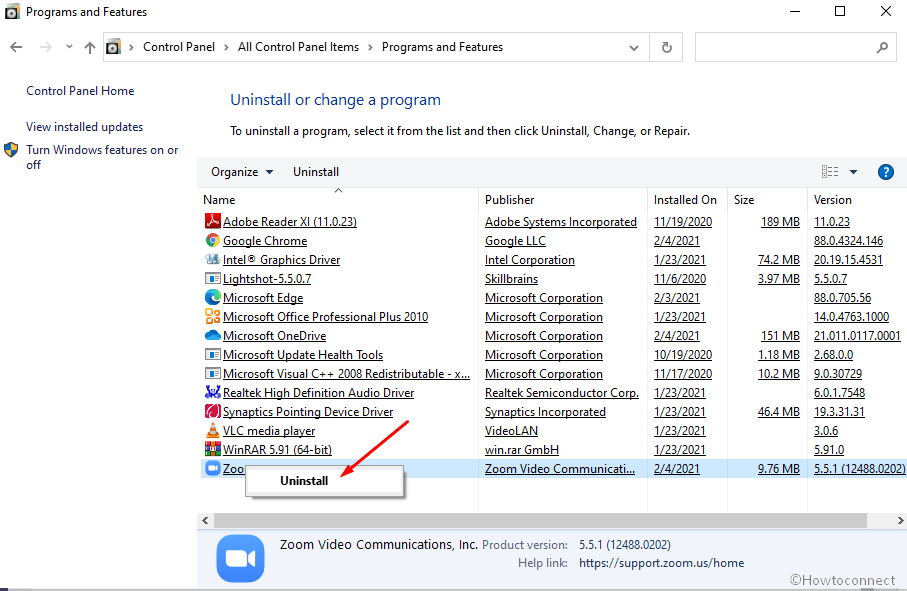 how to fix Zoom Error Code 103033 in Windows 10