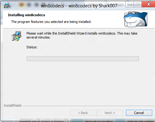 installing windows 8 codec