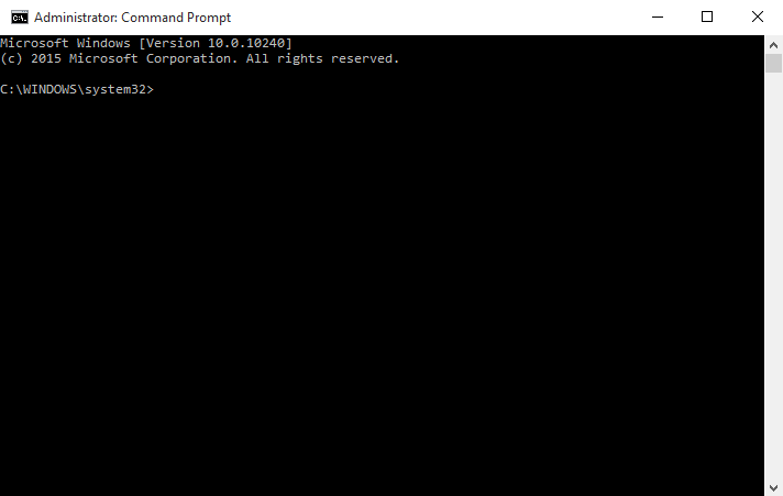 Launch Elevated Command Prompt on Windows 10