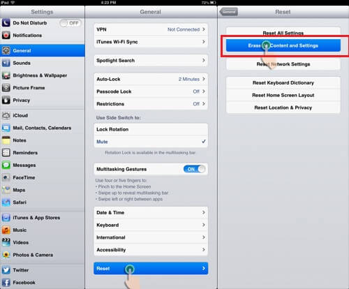 How To Restore Factory Setting of IPad Mini Without iTunes