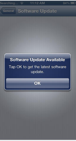 iphone 5 update to iOS6