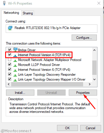 ipv4 properties