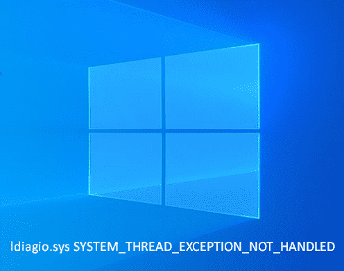 ldiagio.sys SYSTEM_THREAD_EXCEPTION_NOT_HANDLED