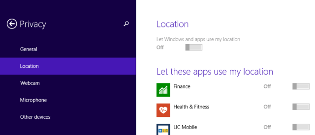 How to Configure Location Settings on Windows 8.1 - Tips