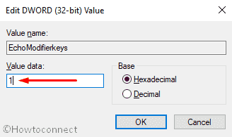 modifier key dword value