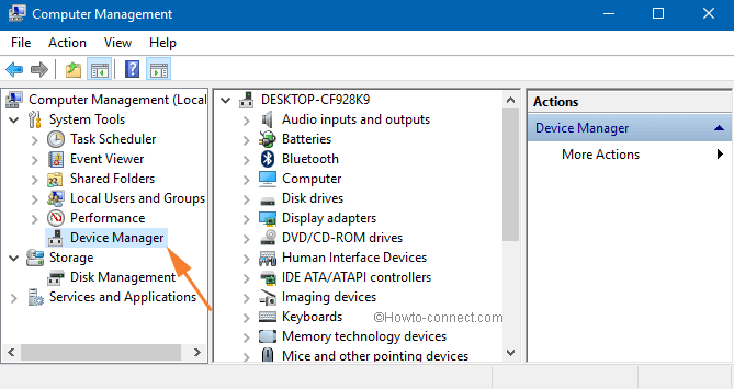 path to access device manager
