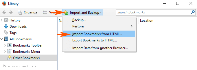 photo 6 Export Import Edge Favorites As HTML File with Chrome, Firefox, IE