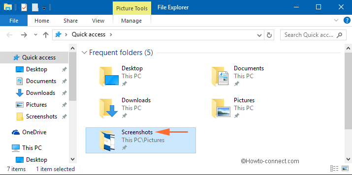 screenshot properties menu windows 10