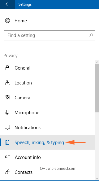 privacy inking and typing option