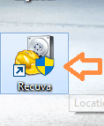 recuva icon on desktop