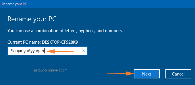 How to Give a New Name to your Computer on windows 10