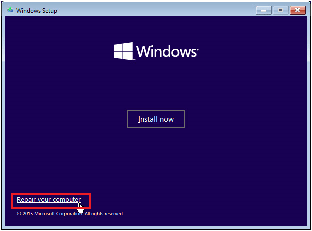 repair your computer windows setup windows 11