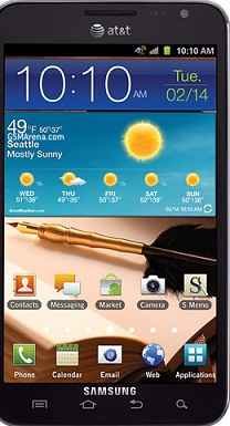 samsung galaxy note i717 device