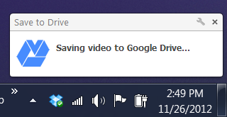 save images to Google Drive option