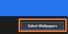 select wallpaper button Backgrounds Wallpapers HD app