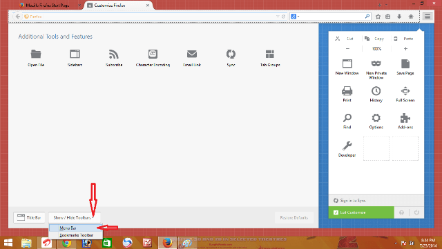 5 Tips to Bring Back Menu Bar on Firefox