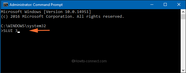 slui3 in command prompt