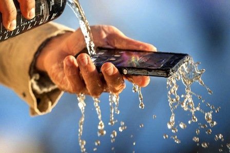 sony xperia z water resistant smartphone