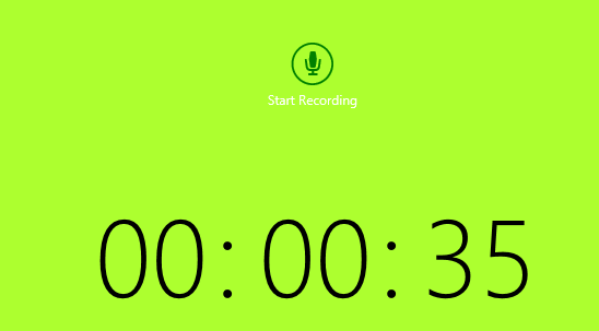 quick sound recorder app windows 8