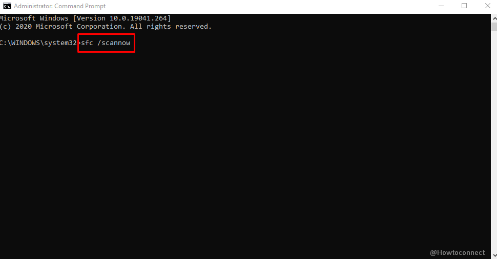 system file checker in command prompt