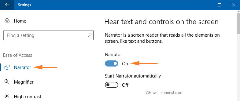 Windows 10 - How to Start and Get Help of Narrator