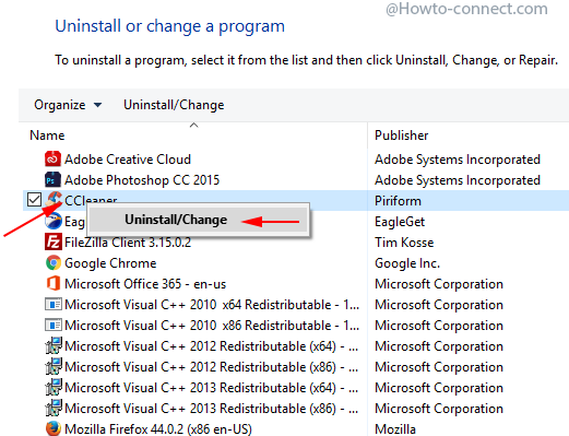 uninstall ccleaner