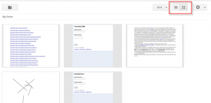 view style in google drive