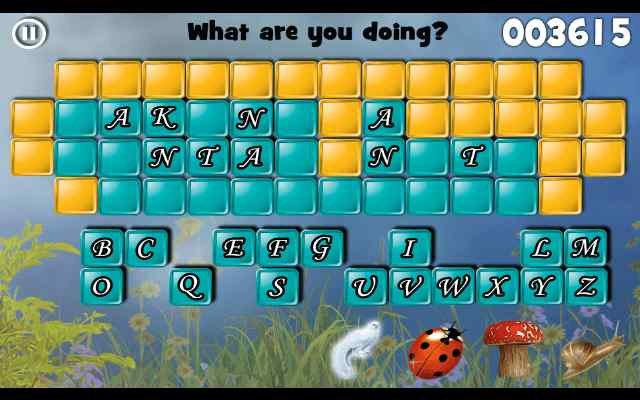 Hidden Garden Word Mystery Windows 8 App - Puzzle to Assume Words