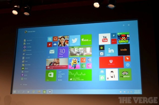 Windows 10 Start Menu Returns, Task View, Multi Desktop Enters