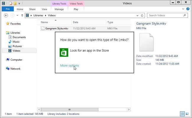 How to Play MKV AVI Video with Windows Media Player In Windows 8