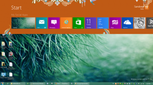 windows 8 access start screen from desktop