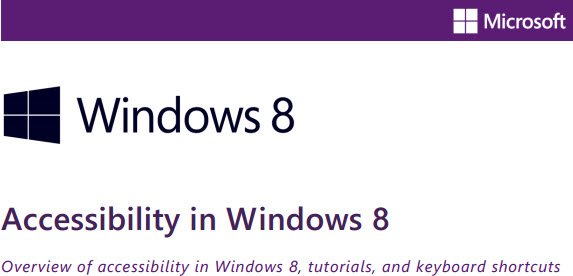 Windows 10, 8 Accessibility Guide Download Free