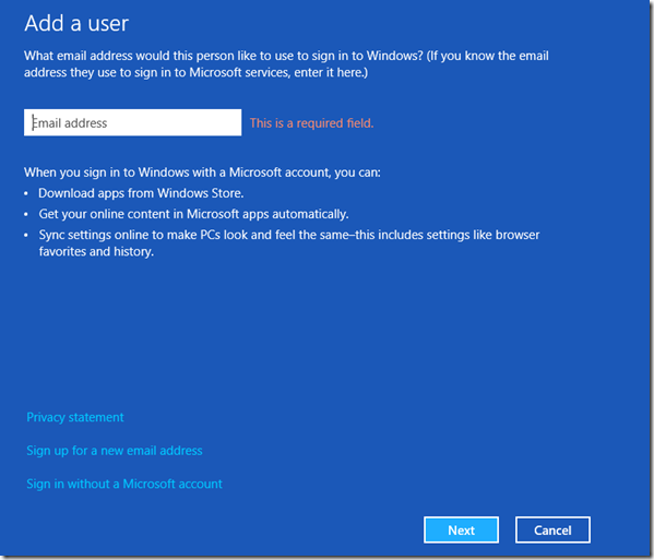 windows 8 add new user window image